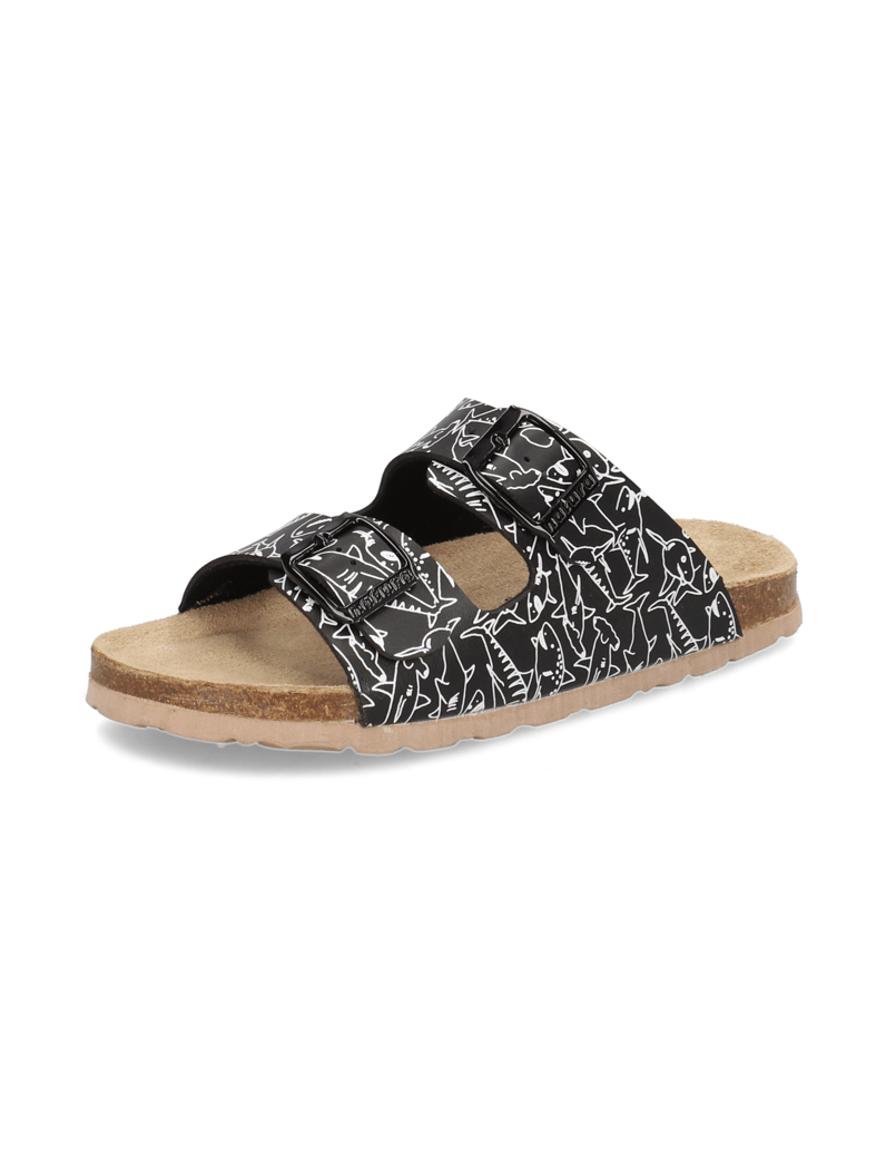 Natura-imitácia-kože-šľapky-čierna