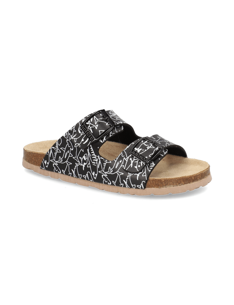 Natura-imitácia-kože-šľapky-čierna