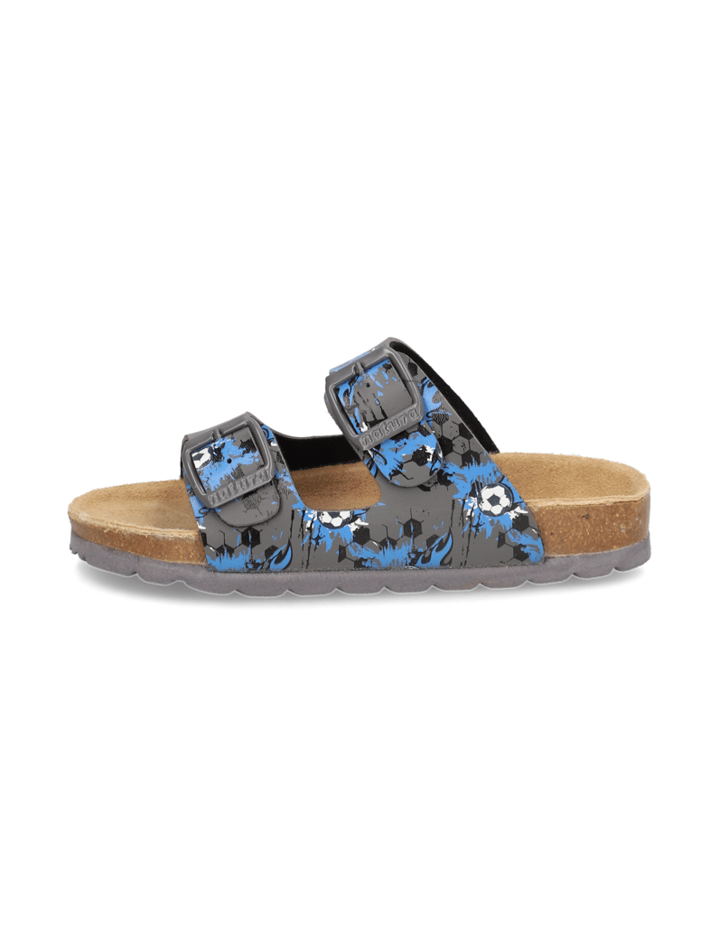 Natura-Hausschuh-grau