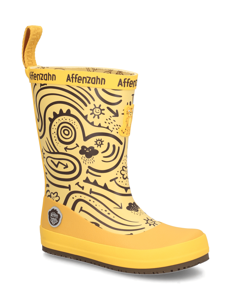 Affenzahn-Gummistiefel-Vegan-Plashy-Tiger-žltá