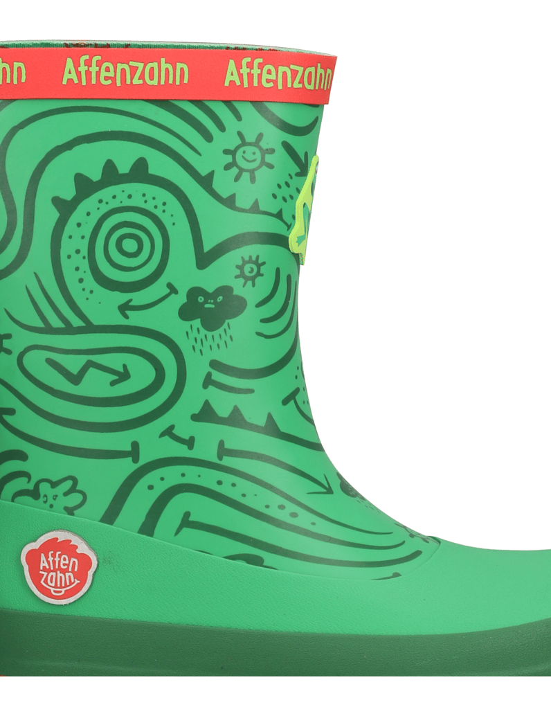 Affenzahn-Gummistiefel--Vegan-Plashy-zelená