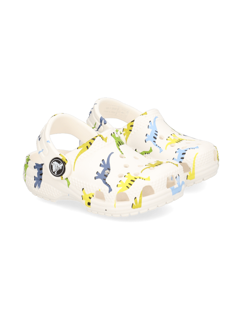 Crocs-CLASSIC-CHARACTER-PRINT-CLOG-bílá