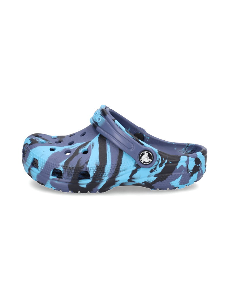 Crocs-CLASSIC-MARBLED-CLOG-K-blau