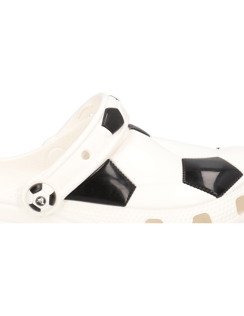 Crocs-CLASSIC-SOCCER-BALL-CLOG-bílá