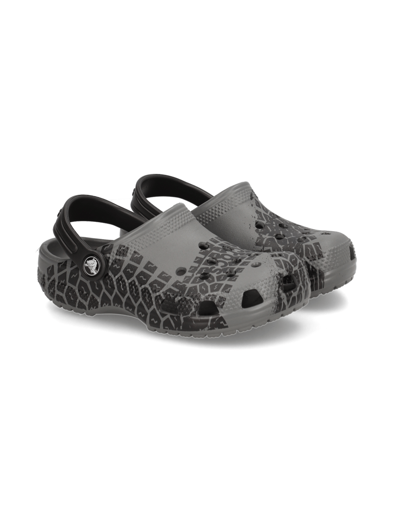 Crocs-CLASSIC-CLOG-GRAPHIC-šedá