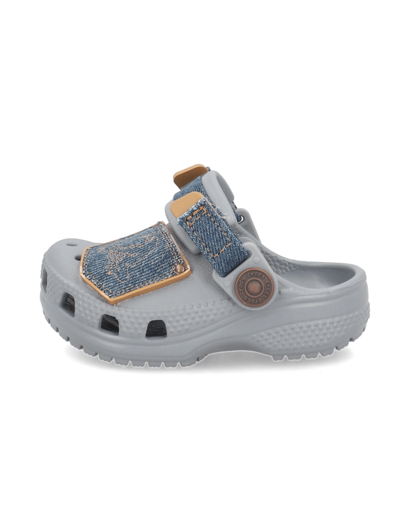 Crocs-CLASSIC-DENIM-CLOG-šedá