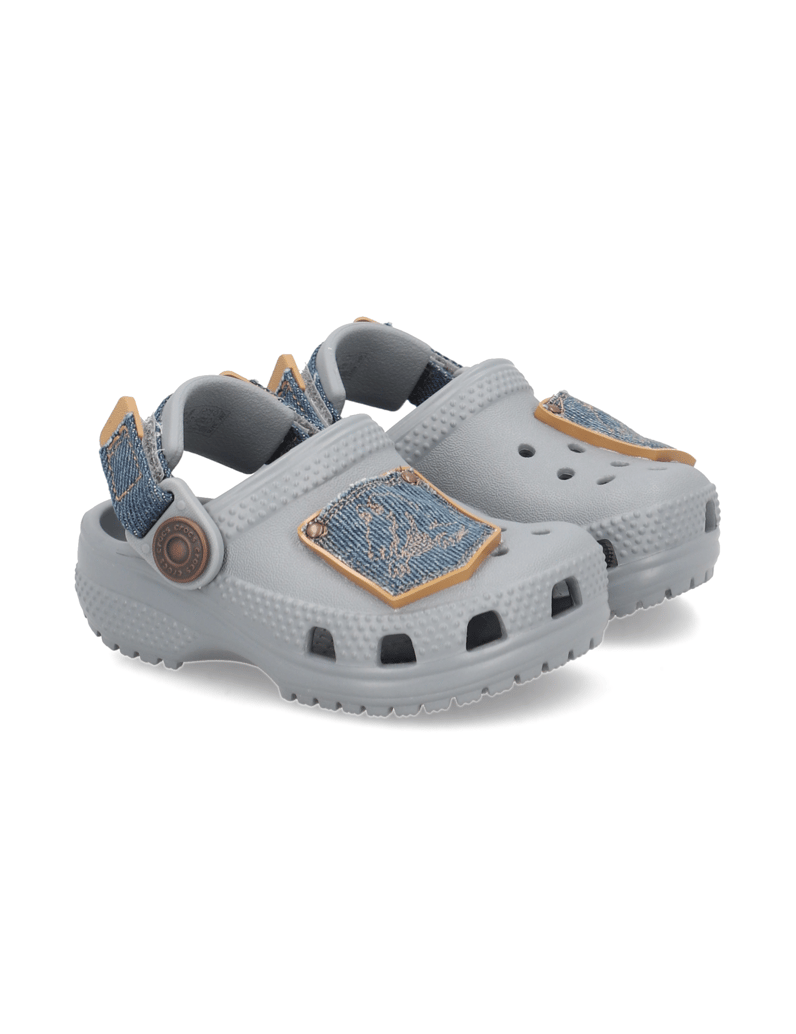 Crocs-CLASSIC-DENIM-CLOG-šedá