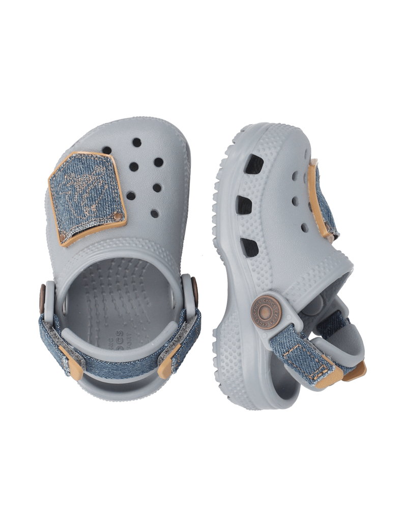 Crocs-CLASSIC-DENIM-CLOG-šedá