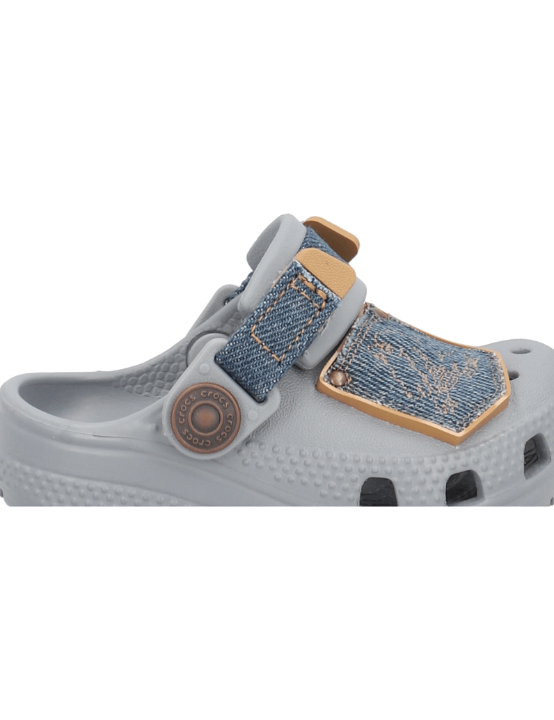 Crocs-CLASSIC-DENIM-CLOG-šedá