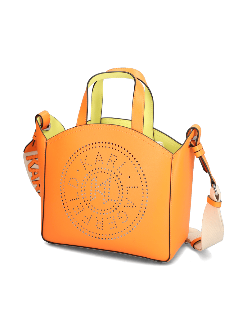 KARL-LAGERFELD-K/CIRCLE-SM-TOTE-PERFORATED