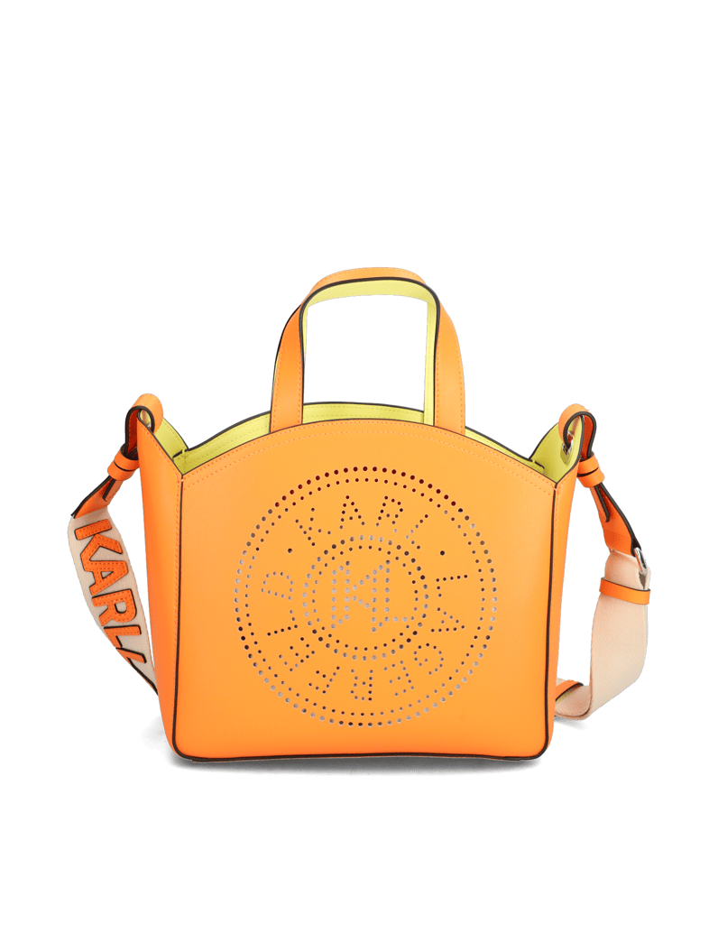 KARL-LAGERFELD-K/CIRCLE-SM-TOTE-PERFORATED