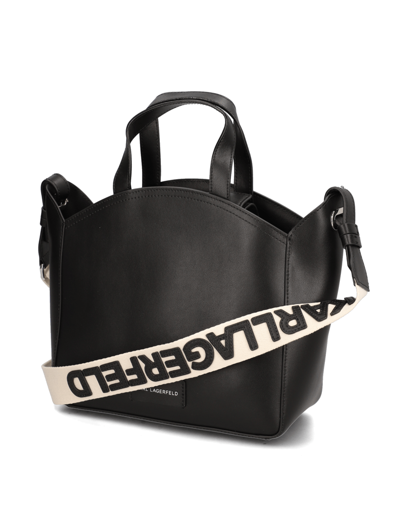 KARL-LAGERFELD-k/circle-sm-tote-shearling