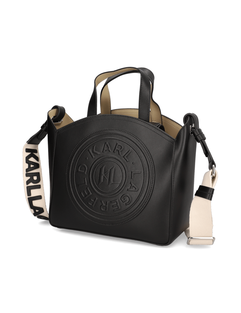 KARL-LAGERFELD-K/CIRCLE-SM-TOTE-PATCH