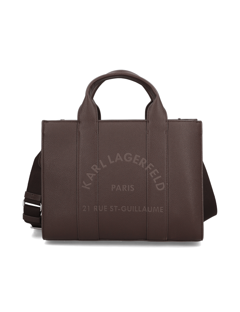 KARL-LAGERFELD-K/RSG-PEBBLE-SQUARE-MED-TOTE-modra