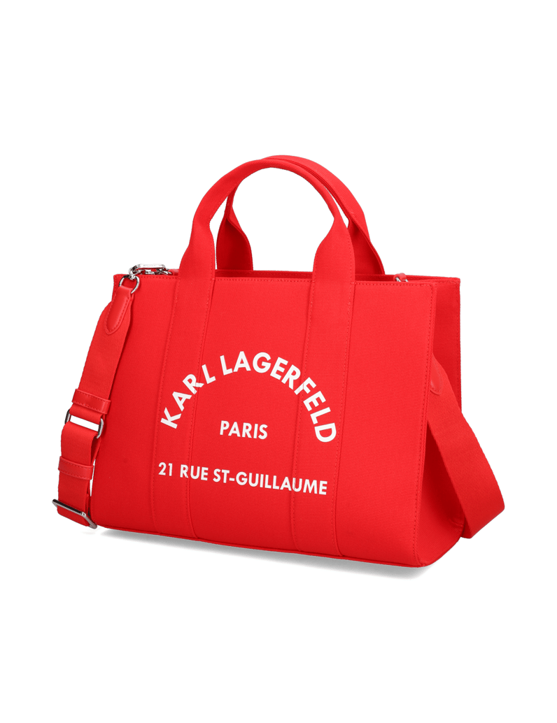 KARL-LAGERFELD-K/RSG-Square-Medium-Tote-rot