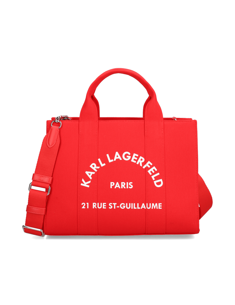 KARL-LAGERFELD-K/RSG-Square-Medium-Tote-rot