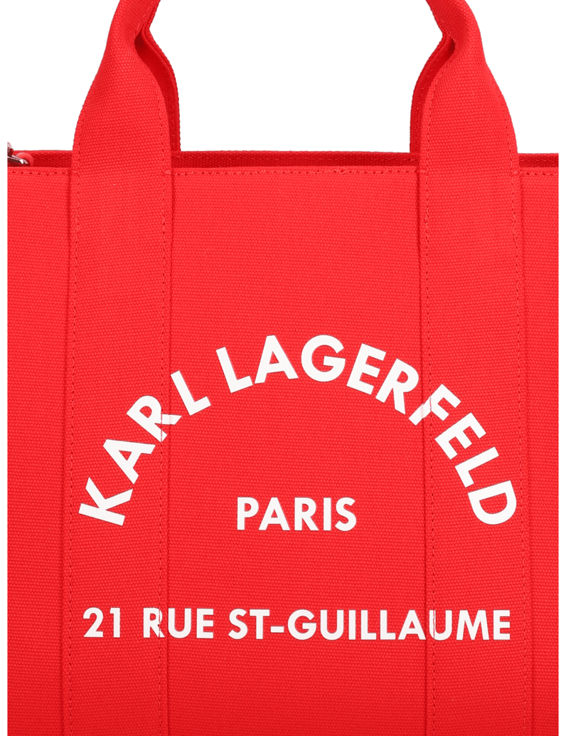 KARL-LAGERFELD-K/RSG-Square-Medium-Tote-rot