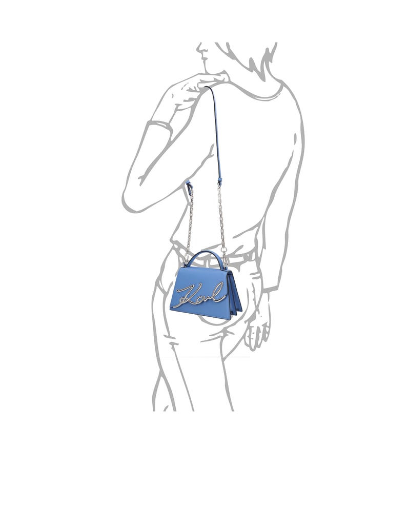 KARL-LAGERFELD-torbica-modra