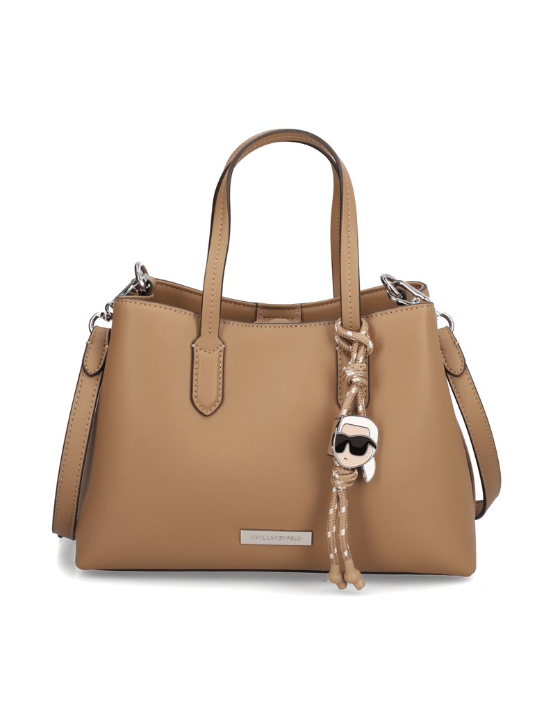 KARL-LAGERFELD-IKON-SMOOTH-SM-TOTE-rjava