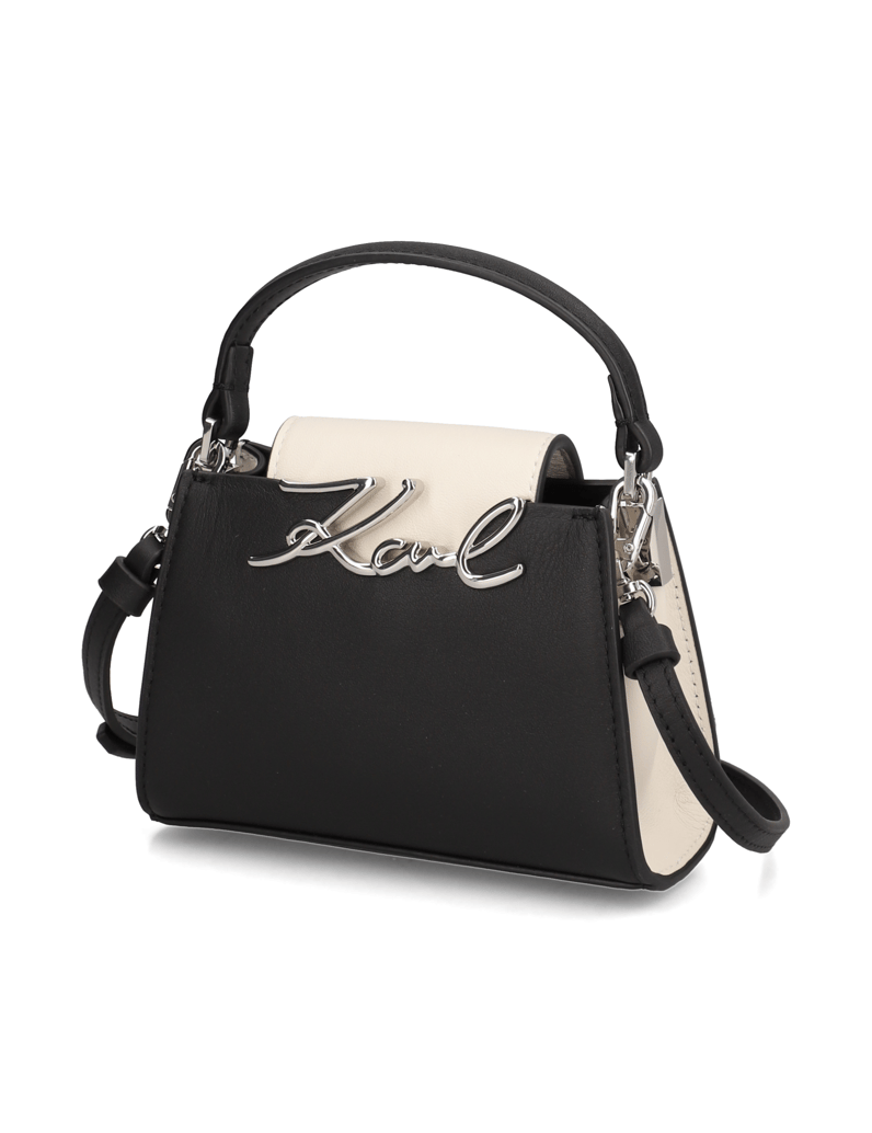 KARL-LAGERFELD-K/SIGNATURE-NANO-TPH-BAG-BL/WH-viacfarebný
