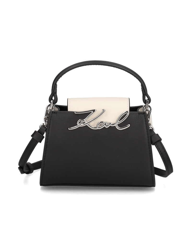 KARL-LAGERFELD-K/SIGNATURE-NANO-TPH-BAG-BL/WH-viacfarebný