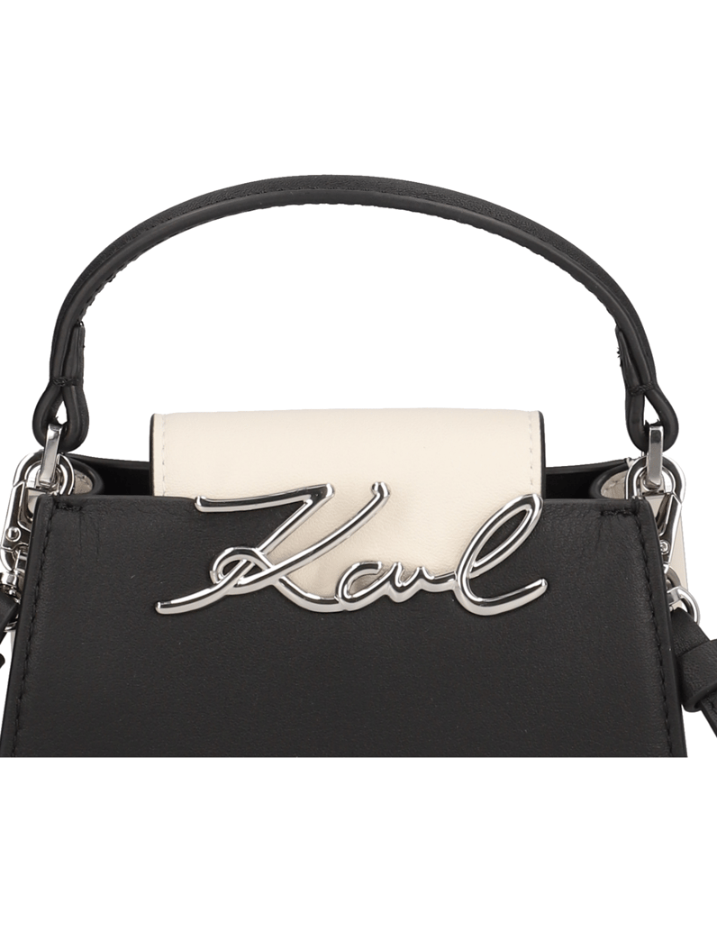 KARL-LAGERFELD-K/SIGNATURE-NANO-TPH-BAG-BL/WH-viacfarebný