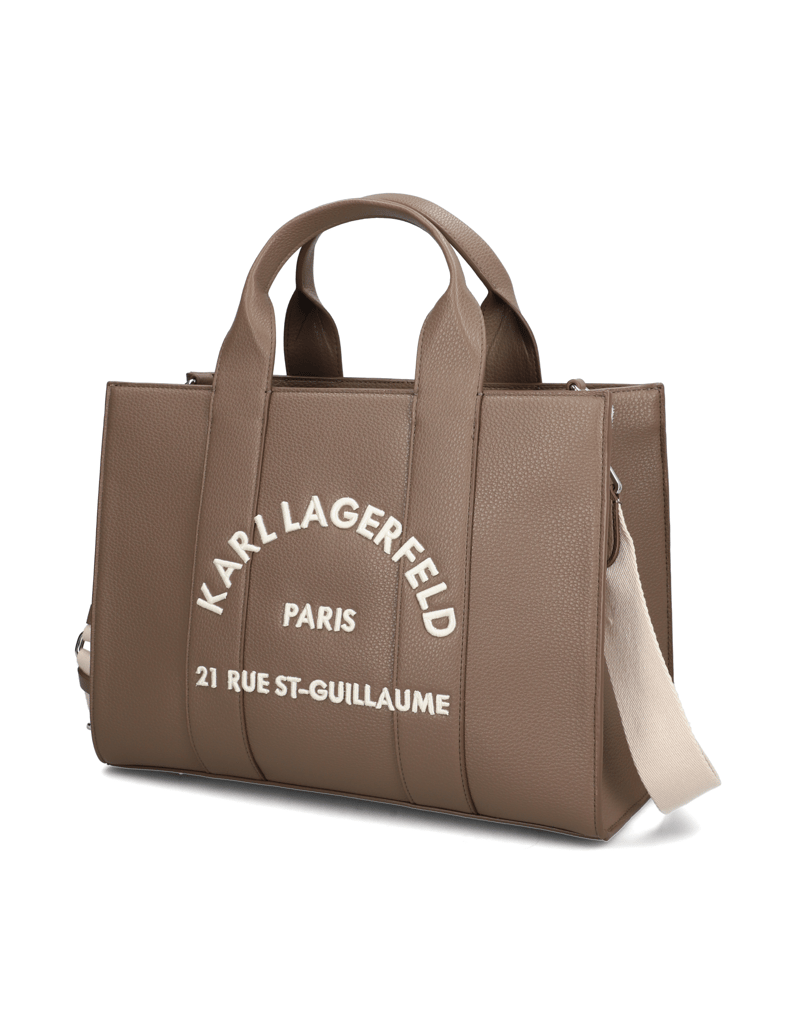 KARL-LAGERFELD-K/RSG-MD-SQUARE-TOTE-PEB-EMB-rjava