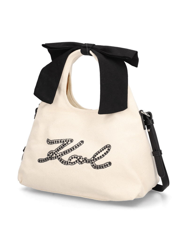 KARL-LAGERFELD-K/SIGNATURE-RIBBON-BOW-SHP-bež