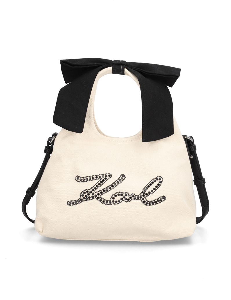KARL-LAGERFELD-K/SIGNATURE-RIBBON-BOW-SHP-bež