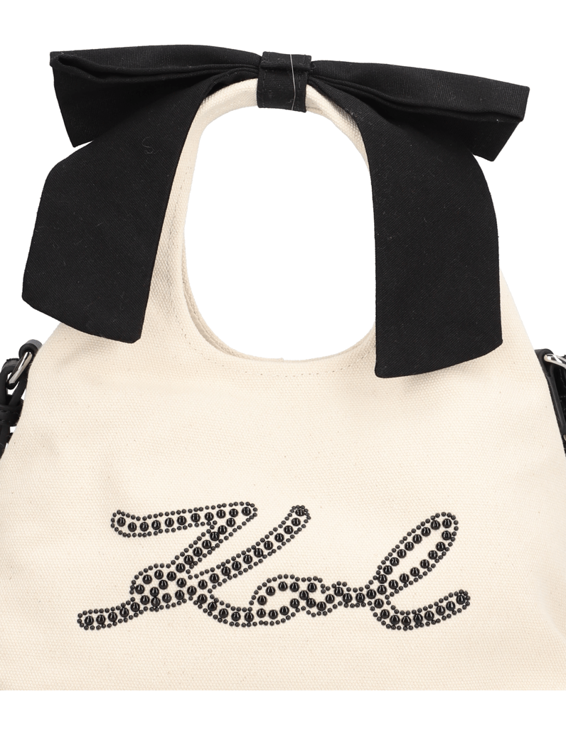 KARL-LAGERFELD-K/SIGNATURE-RIBBON-BOW-SHP-bež