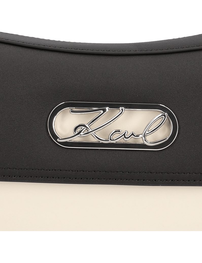 KARL-LAGERFELD-K/SIGNATURE-CURVE-DCB-BL/WH-črna