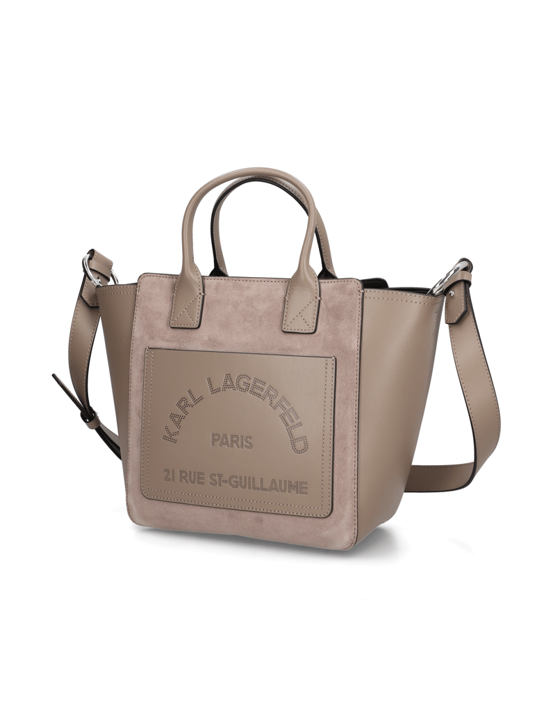 KARL-LAGERFELD-K/DAILY-SM-TOTE-SUEDE-bež