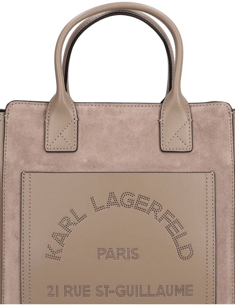 KARL-LAGERFELD-K/DAILY-SM-TOTE-SUEDE-bež