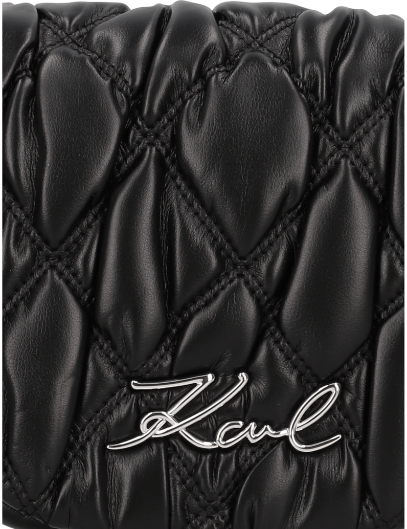 KARL-LAGERFELD-torbica-čez-ramo-črna