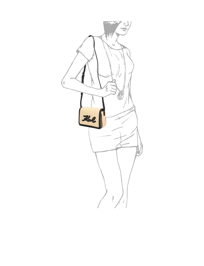 KARL-LAGERFELD-K/SIGNATURE-RAFFIA-CROSSBODY-beige