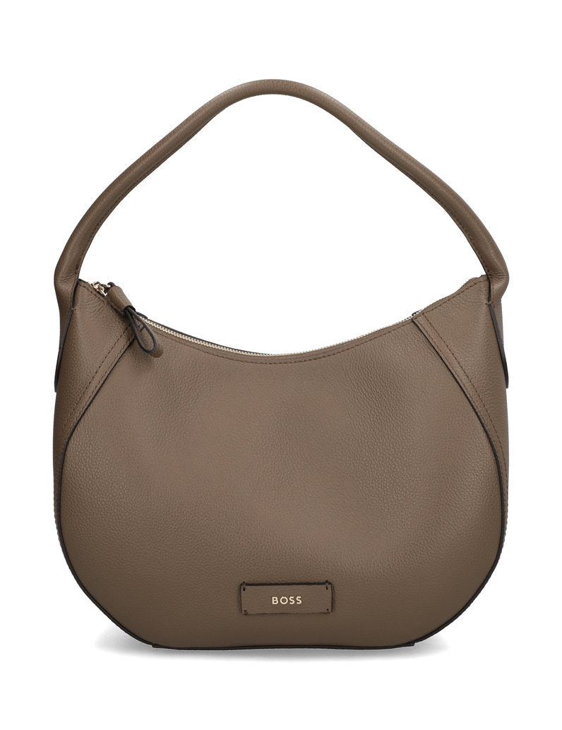 BOSS-hladká-koža-taška-cez-rameno-čierna