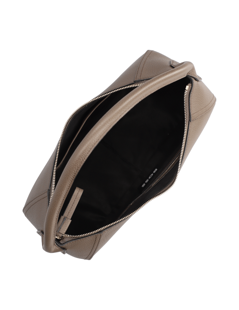 BOSS-hladká-koža-taška-cez-rameno-čierna