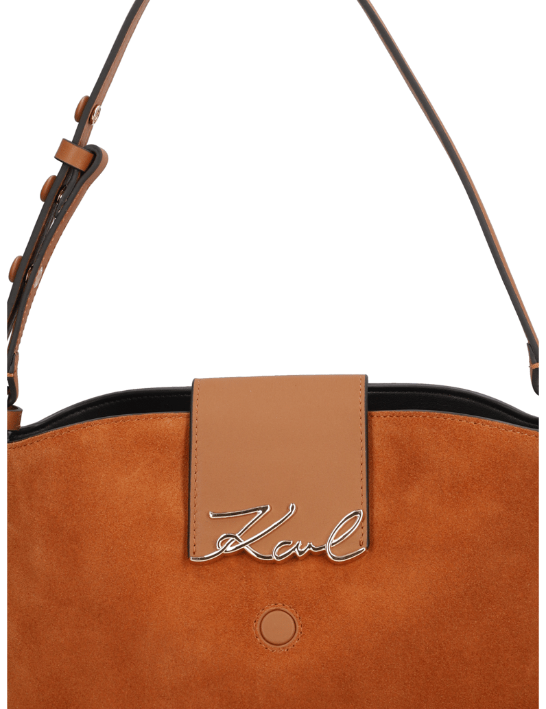 KARL-LAGERFELD-K/SIGNATURE-FL-HALFMOON-SB-SUE-koňaková