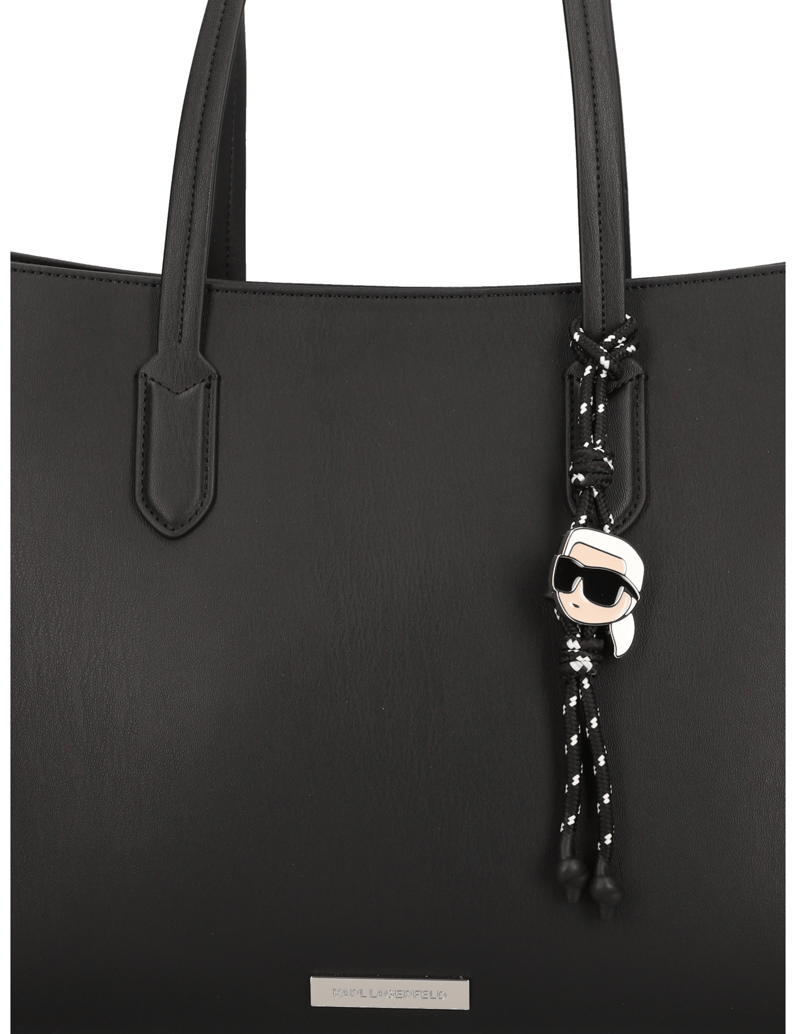 KARL-LAGERFELD-IKON-SMOOTH-LG-TOTE-schwarz