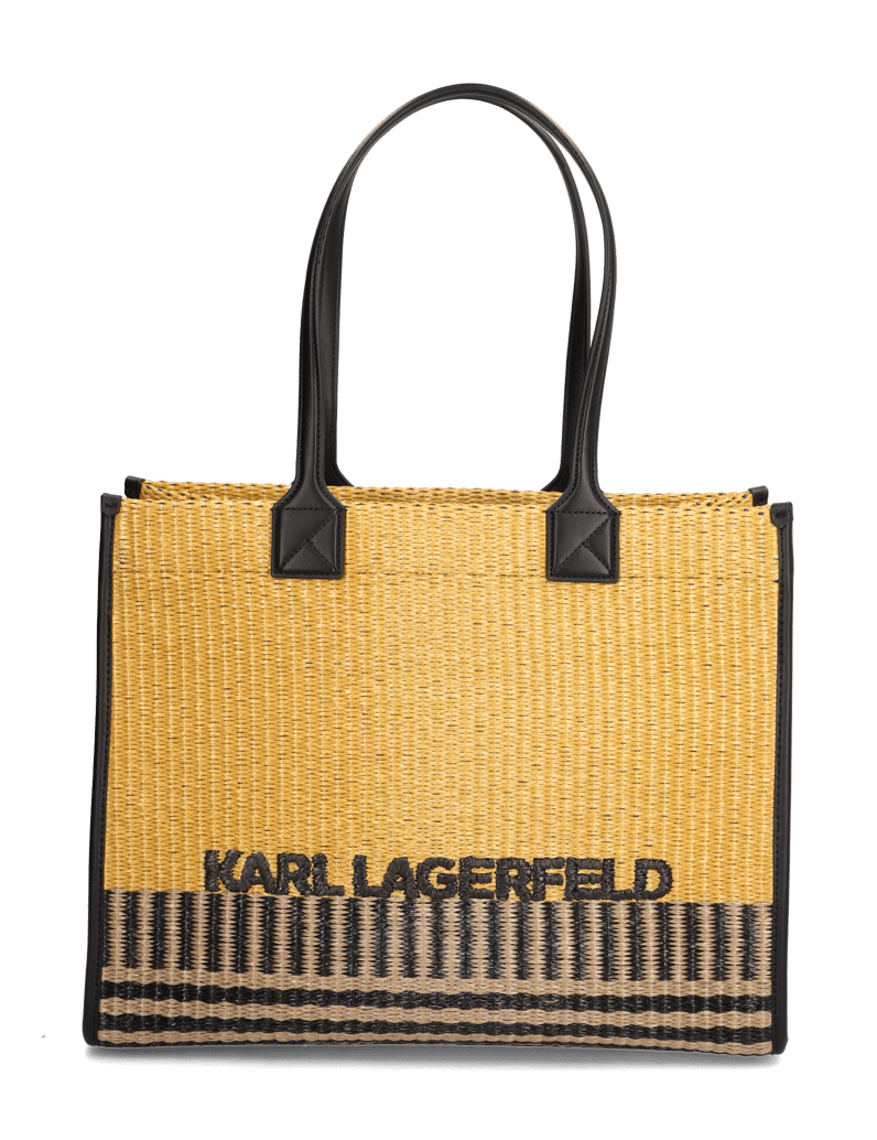 KARL-LAGERFELD-K/SKUARE-RAFFIA-LG-TOTE