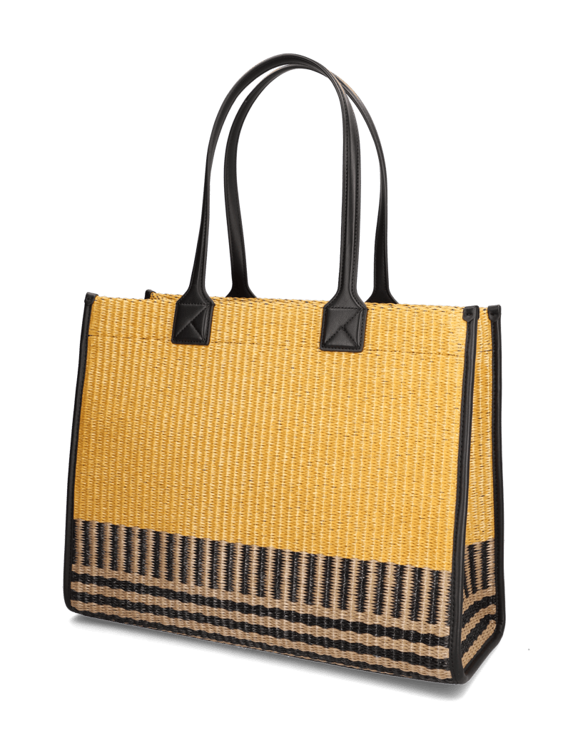 KARL-LAGERFELD-K/SKUARE-RAFFIA-LG-TOTE