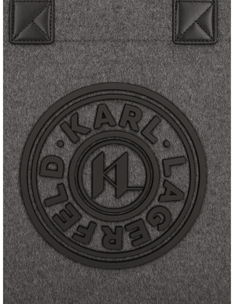 KARL-LAGERFELD-k/skuare-lg-tote-felt