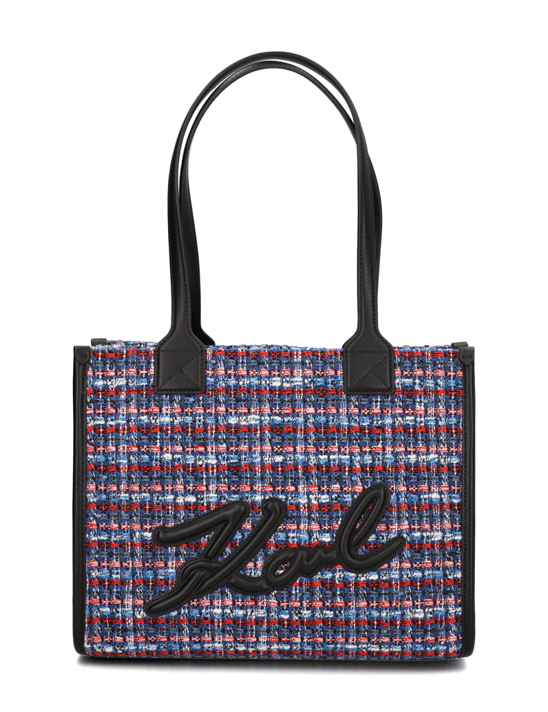 KARL-LAGERFELD-kabelka-Shopper-modrá