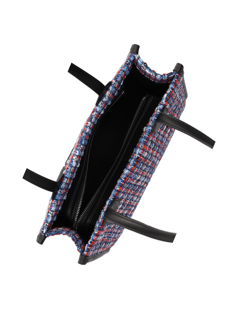 KARL-LAGERFELD-kabelka-Shopper-modrá