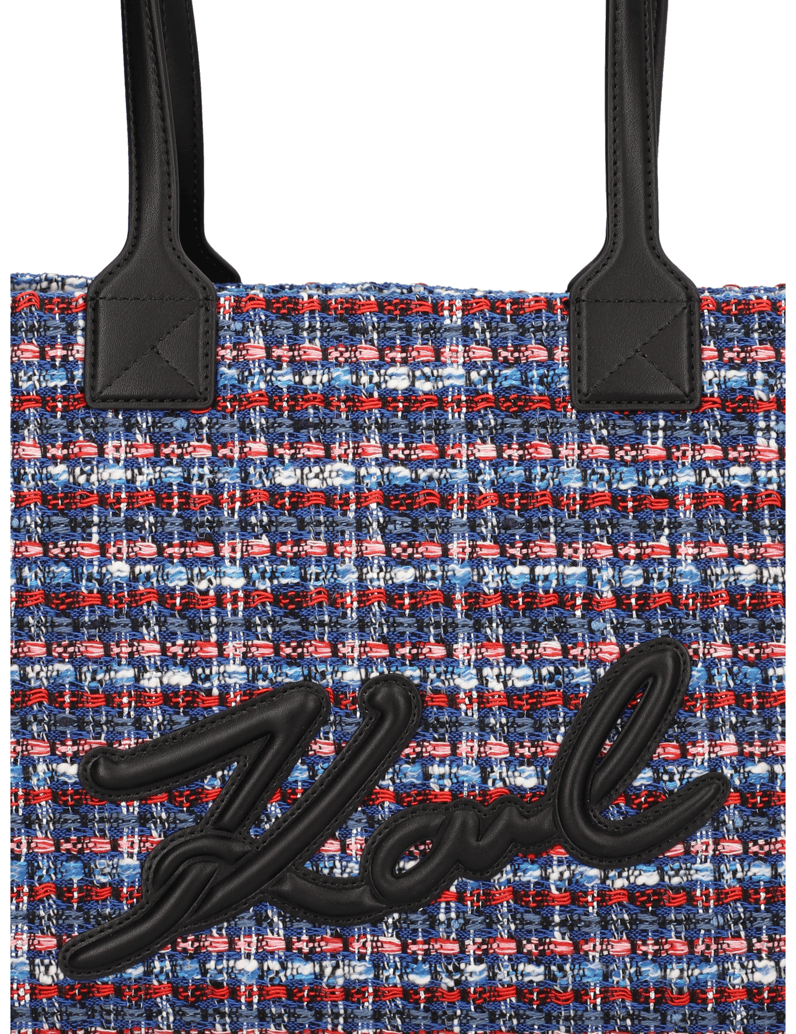 KARL-LAGERFELD-kabelka-Shopper-modrá