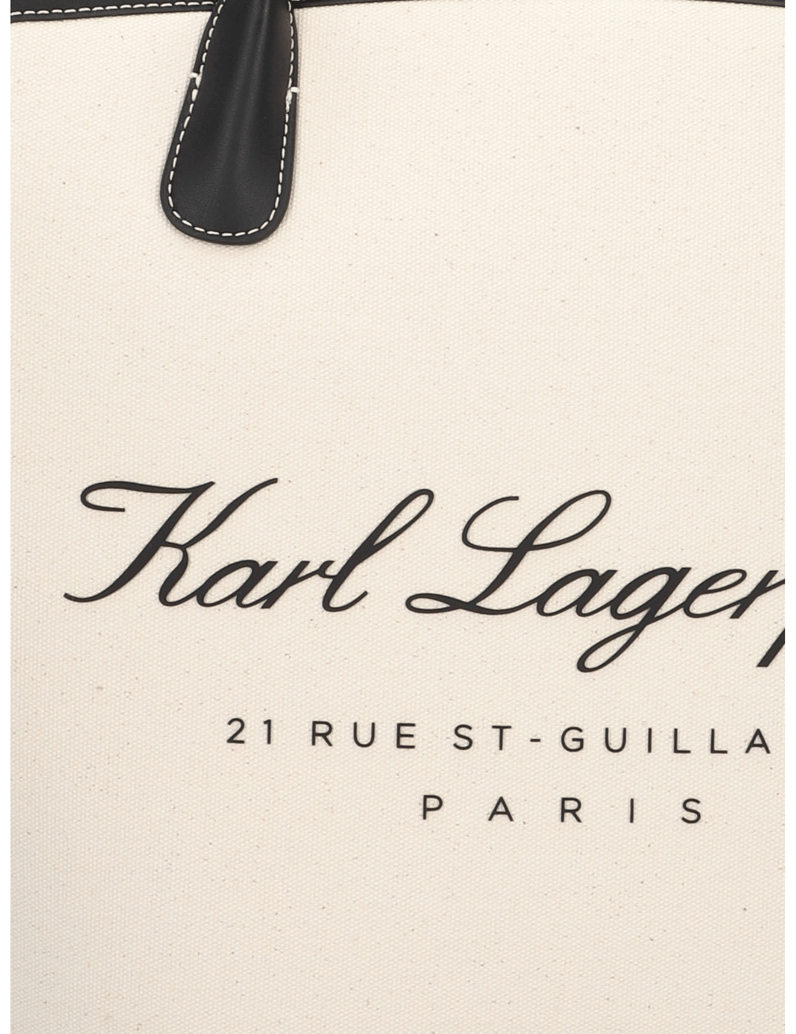 KARL-LAGERFELD-nakupovalna-torba-bež