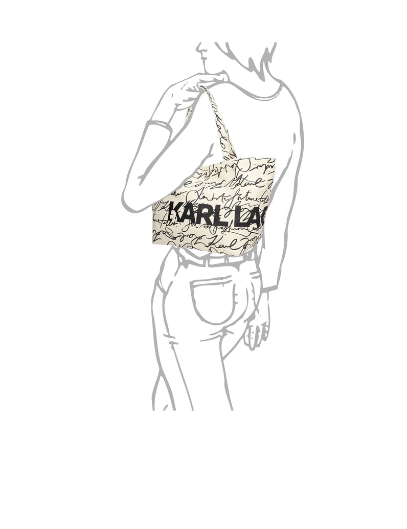 KARL-LAGERFELD-nakupovalna-torba-bež