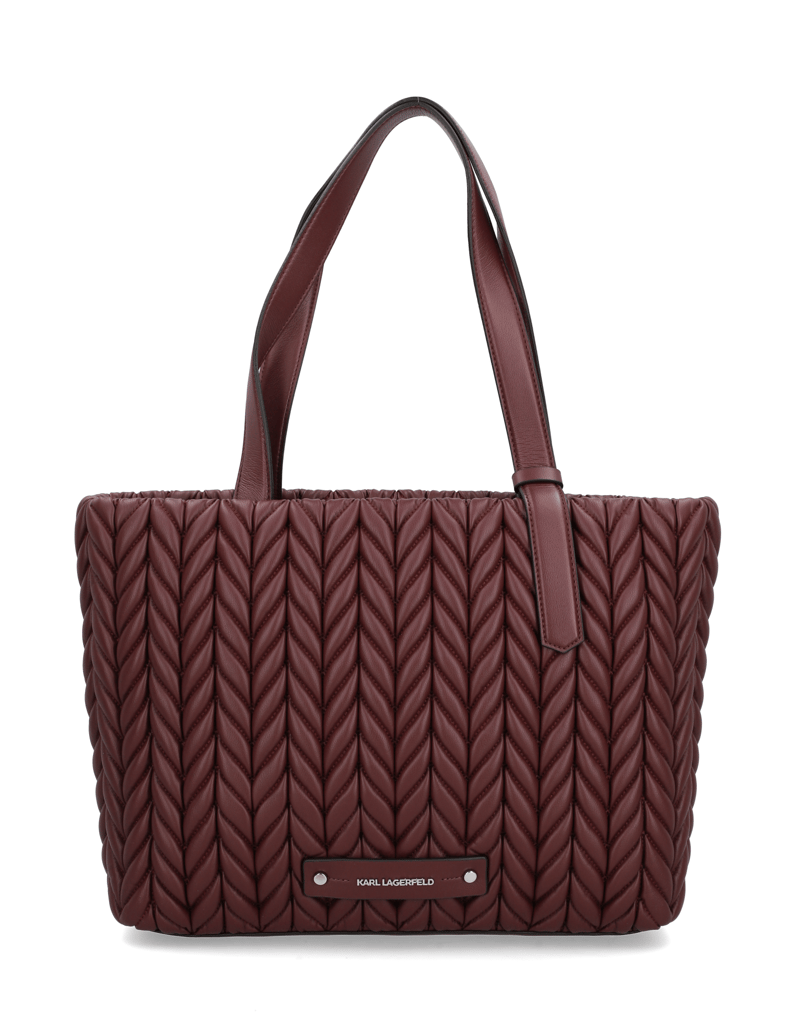 KARL-LAGERFELD-kabelka-Shopper-červená