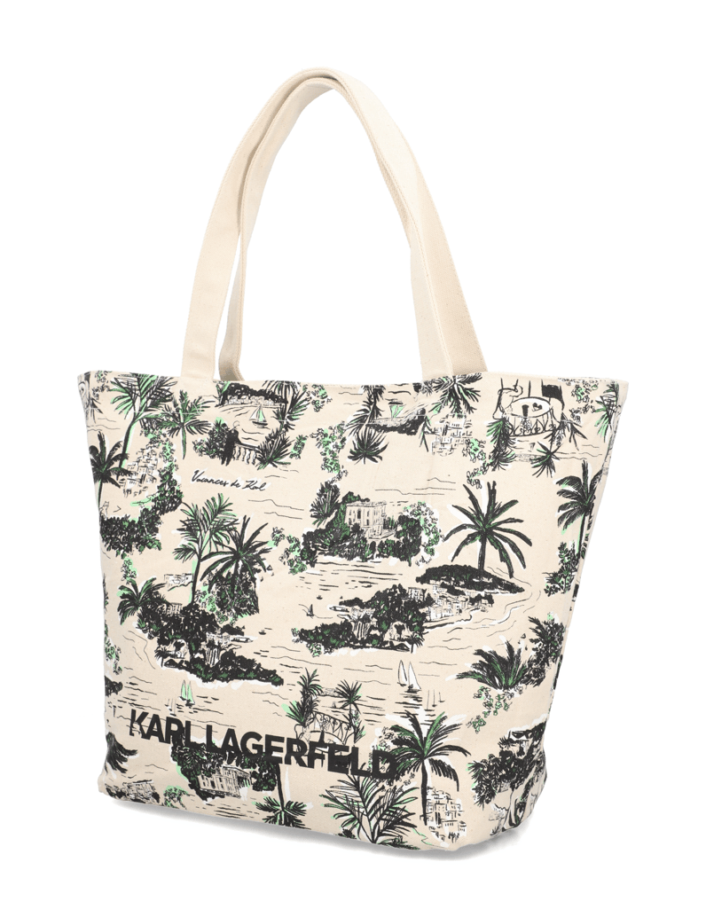 KARL-LAGERFELD-K/ESSENTIAL-REV-PRINT-SHOPPER-béžová