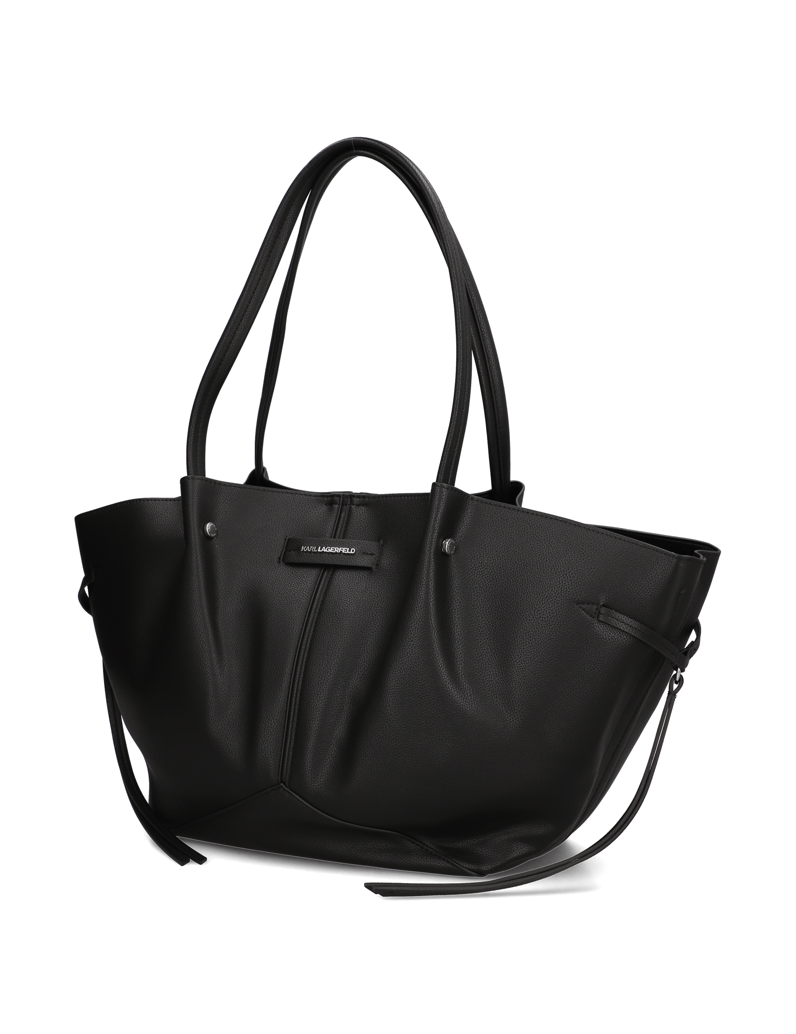 KARL-LAGERFELD-K/PIERCED-MD-TOTE-srebrna